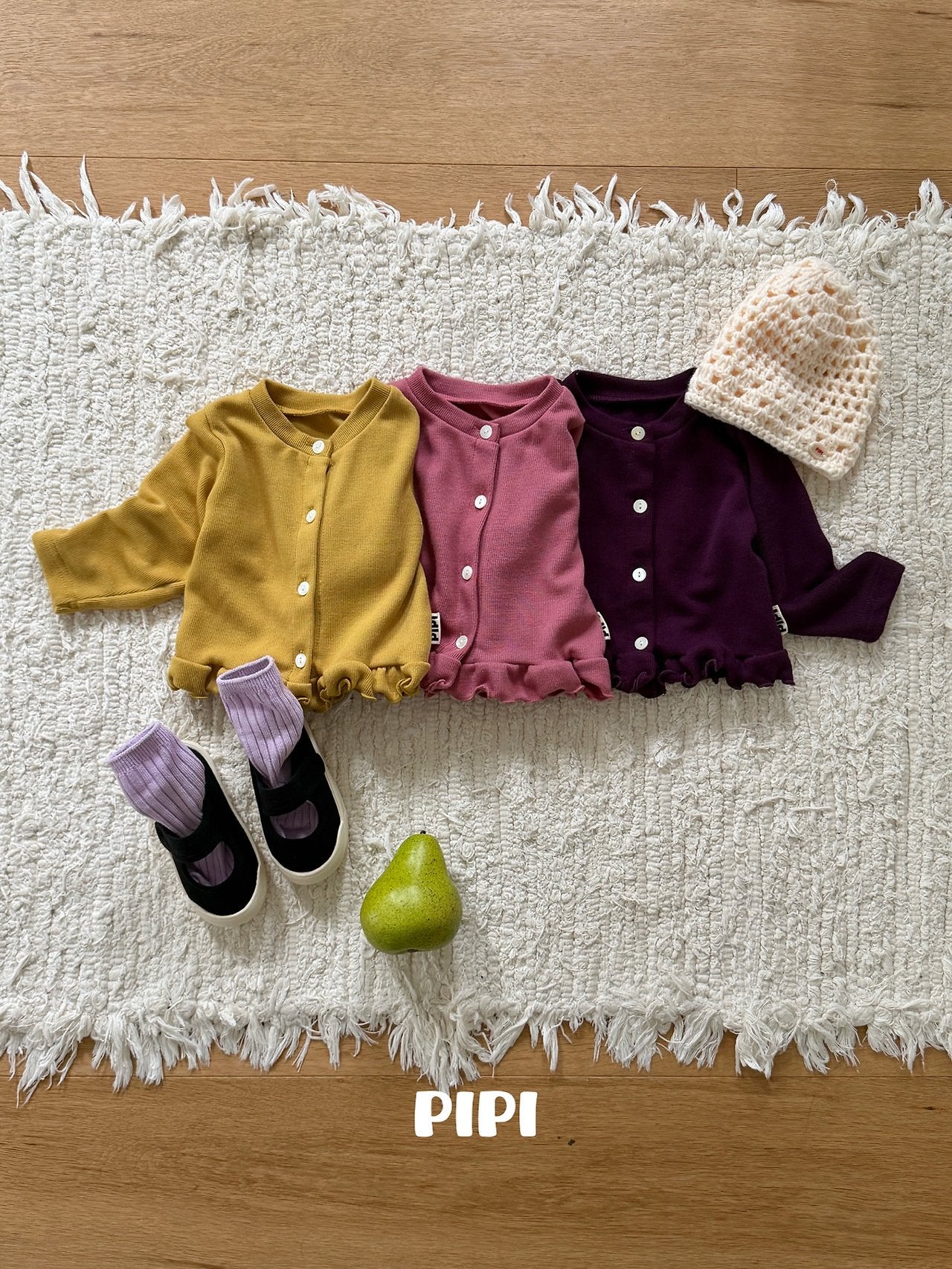 ［pipi］Frill cardigan