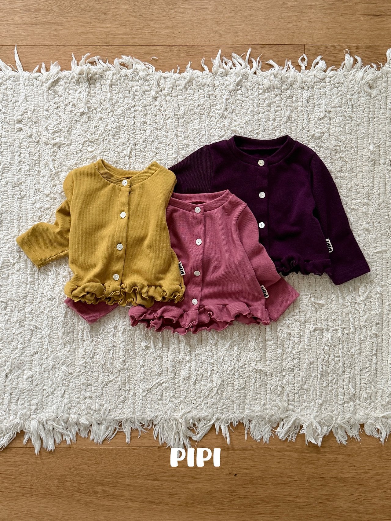 ［pipi］Frill cardigan