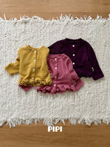 ［pipi］Frill cardigan