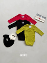 ［pipi］Buttun span rompers