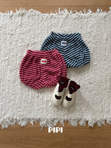 ［pipi］Stripe pumpkin pants