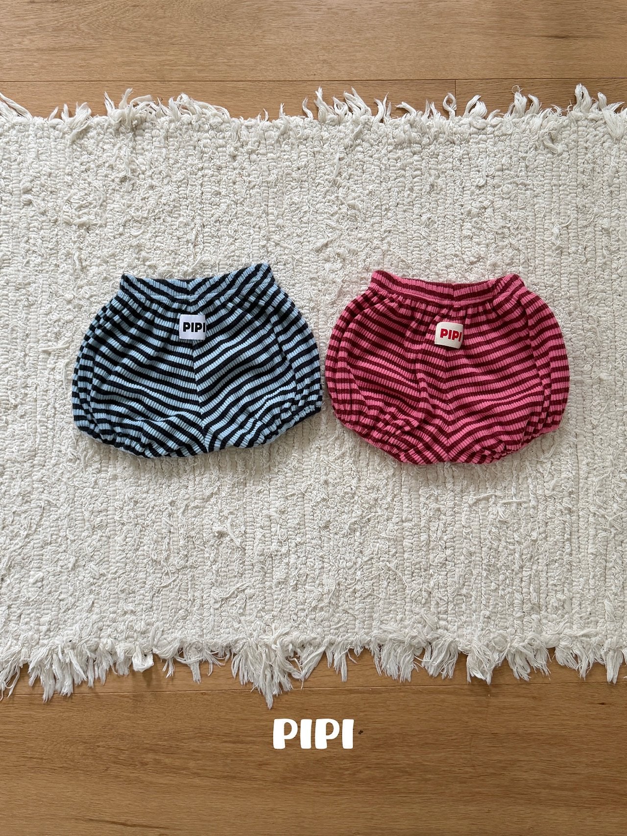 ［pipi］Stripe pumpkin pants