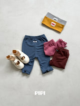 ［pipi］Frill ankle pants