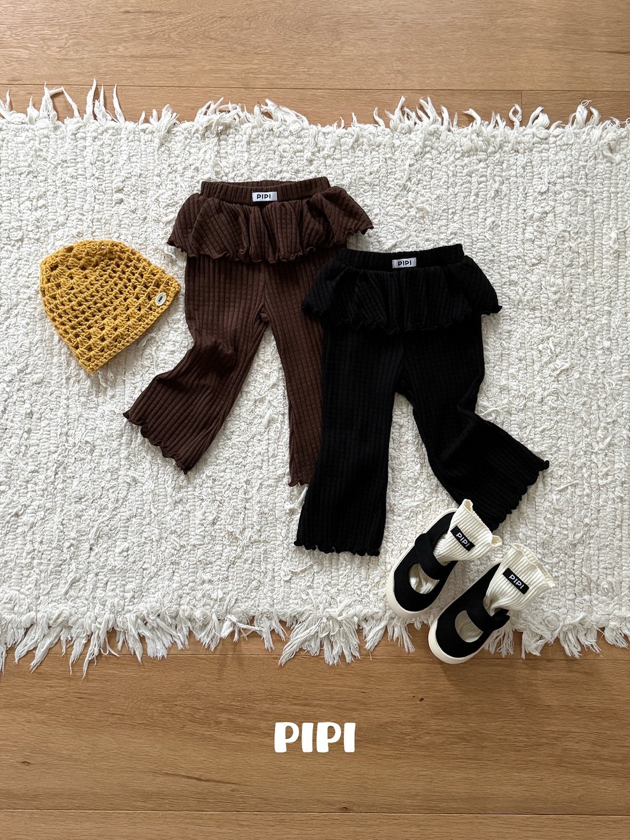 ［pipi］Frill mellow tutu pants