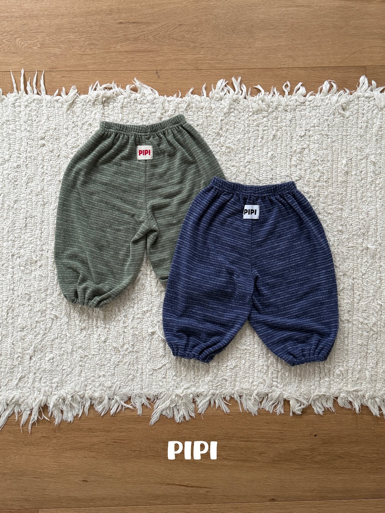 ［pipi］Soft stripe pants