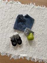 ［pipi］Banding denim pants