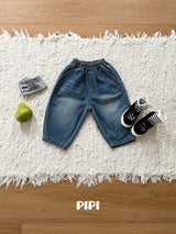 ［pipi］Banding denim pants