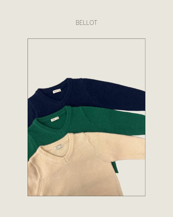 ［BELLOT］Clavie knit tops