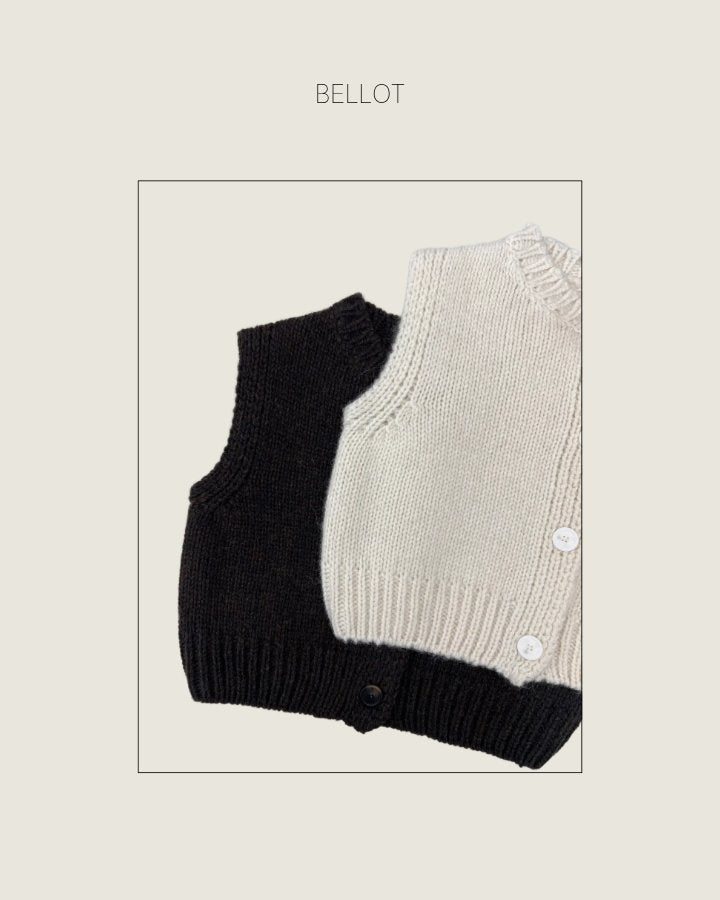 ［BELLOT］Heim knit vest