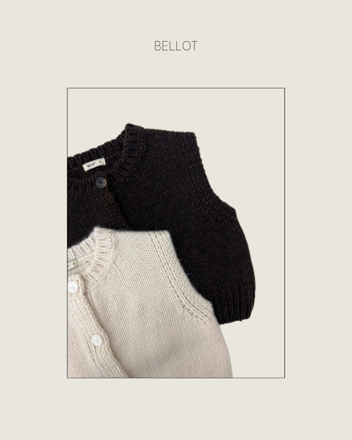 ［BELLOT］Heim knit vest