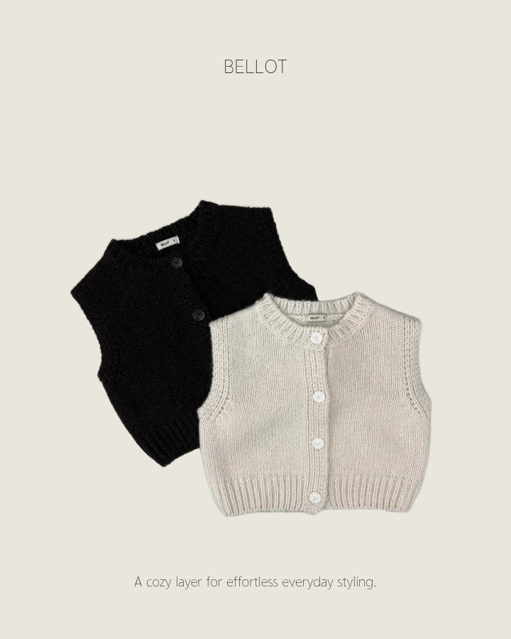 ［BELLOT］Heim knit vest