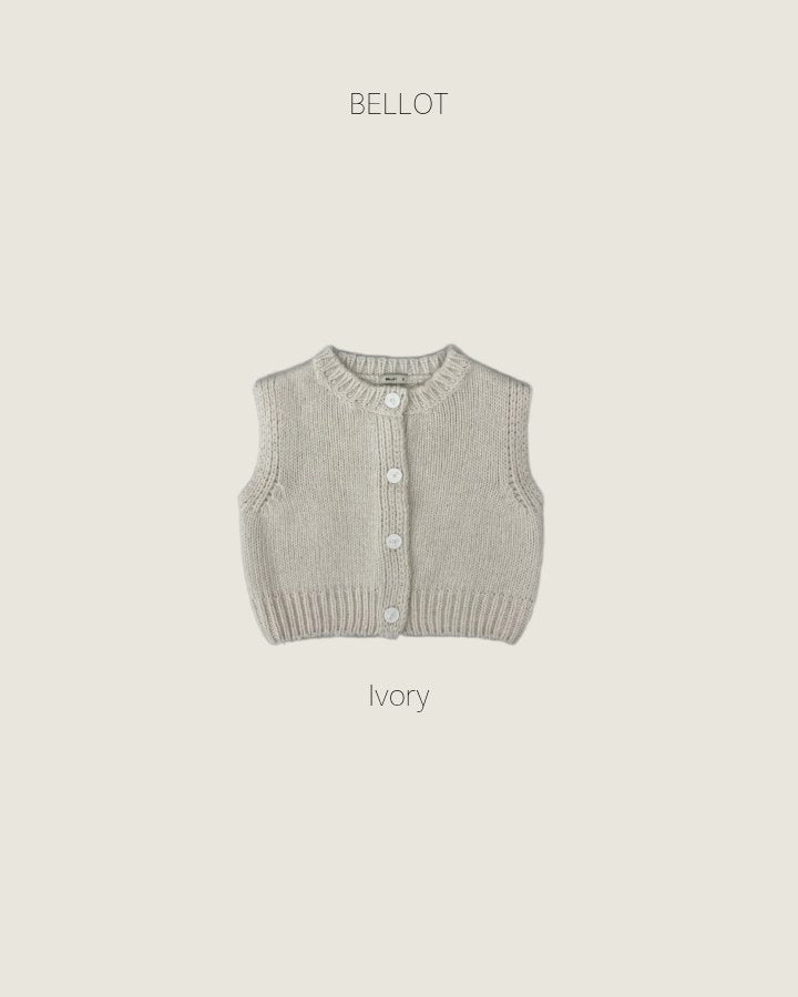 ［BELLOT］Heim knit vest