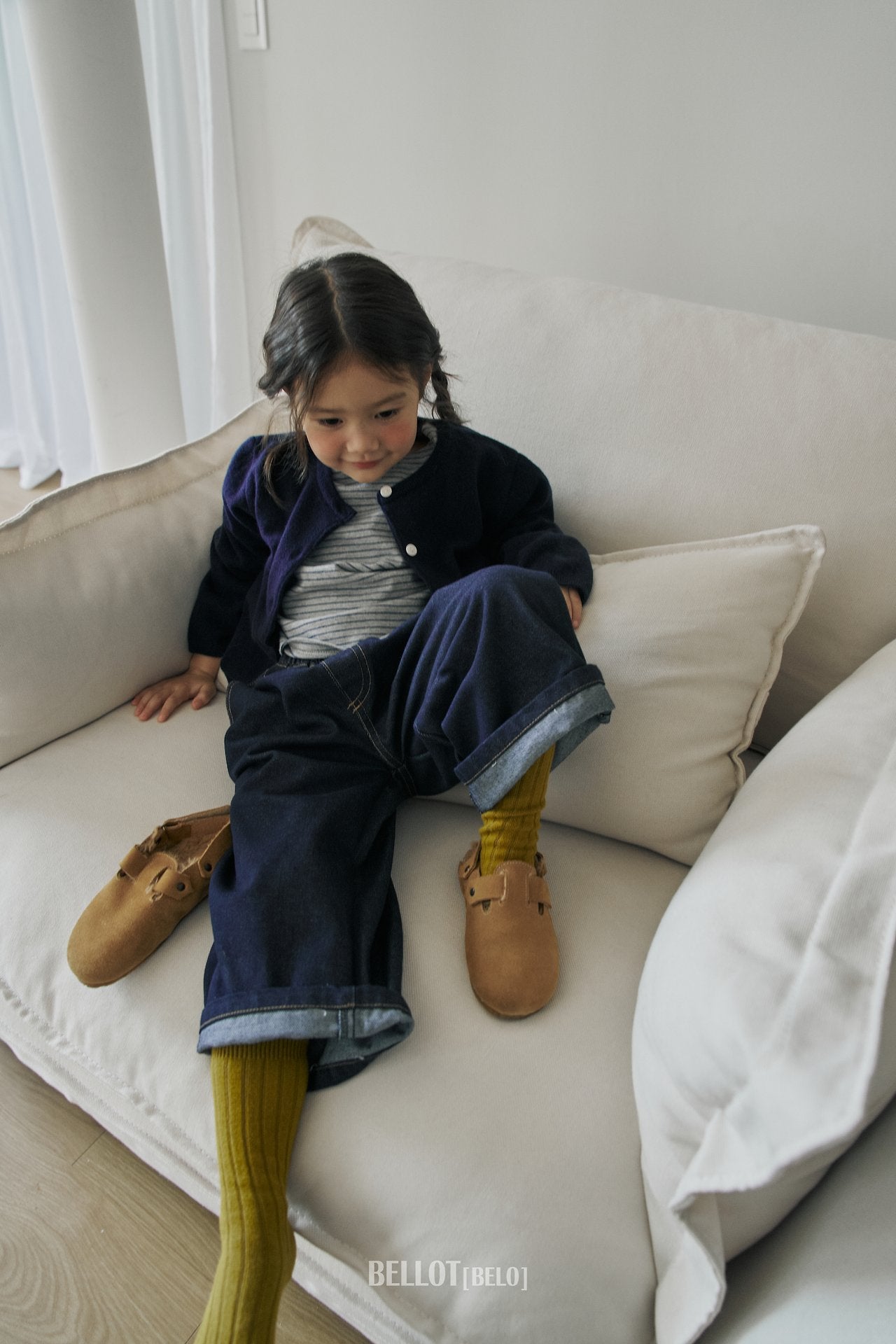 ［BELLOT］Non fade denim pants