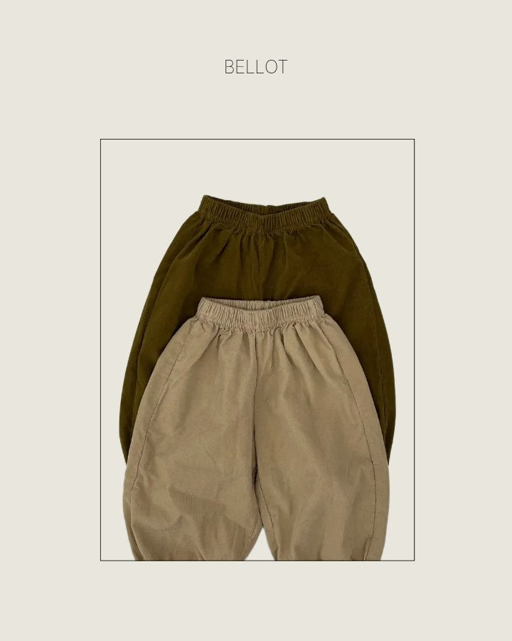 ［BELLOT］Oslo corduroy jogger pants