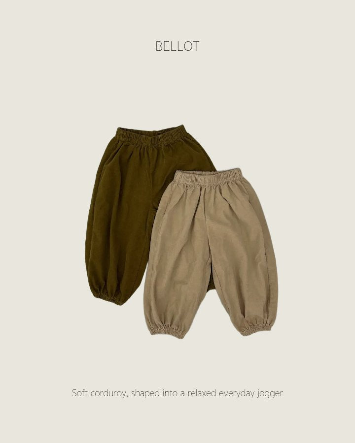 ［BELLOT］Oslo corduroy jogger pants