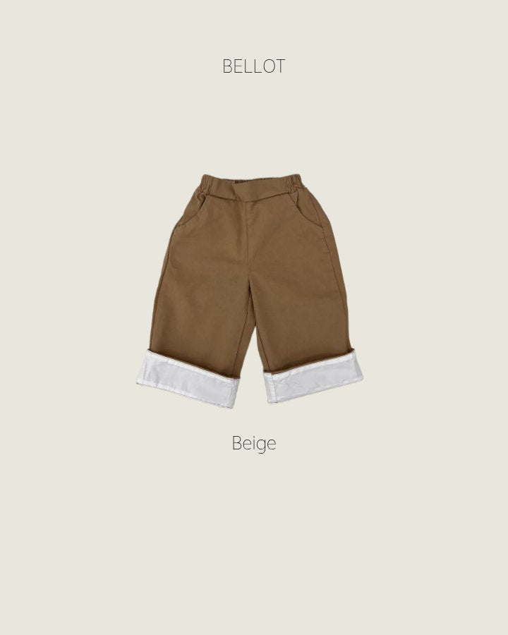 ［BELLOT］Roll up pants