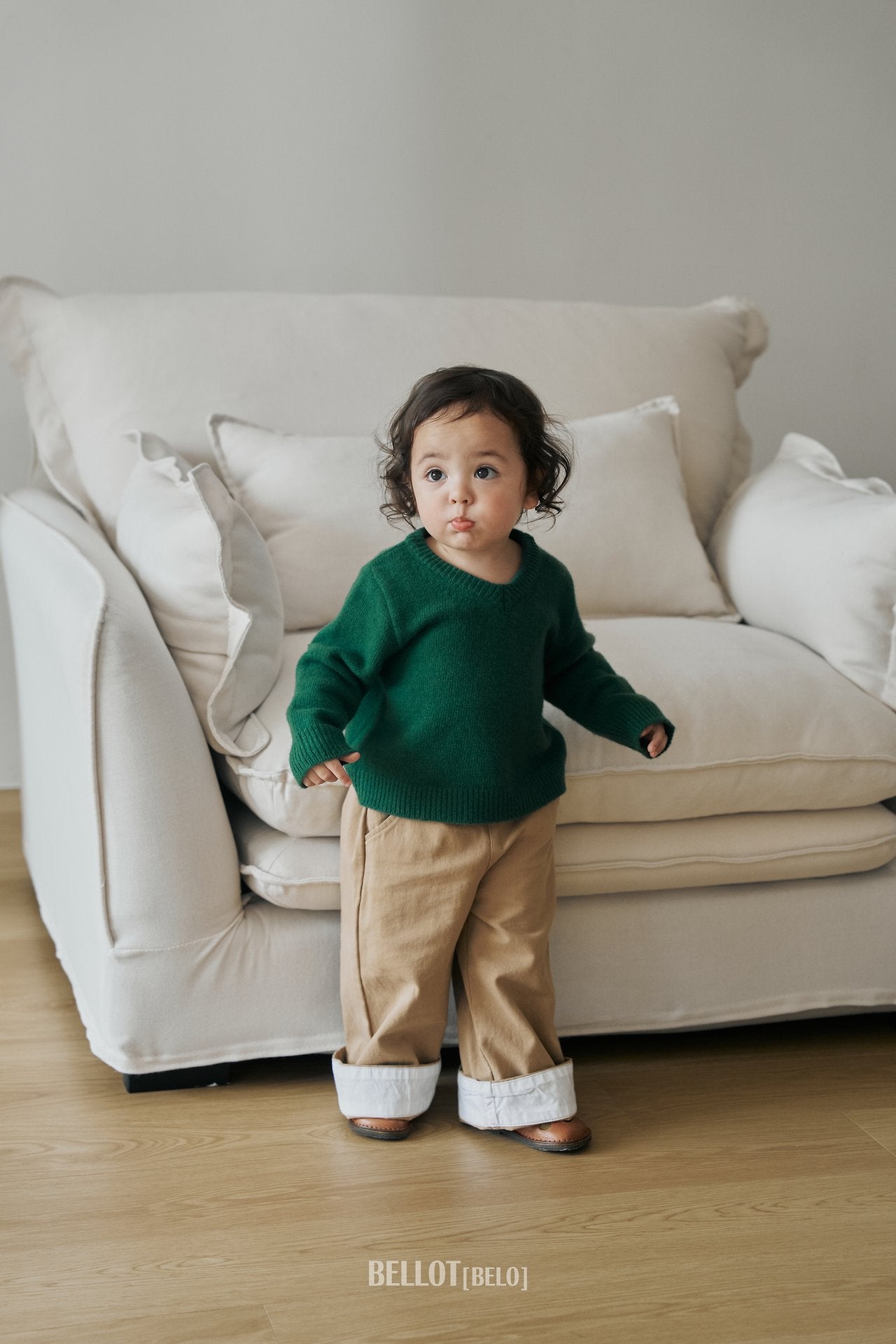 ［BELLOT］Roll up pants