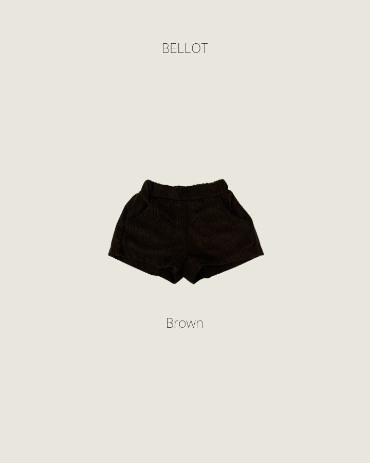 ［BELLOT］Foret corduroy short pants