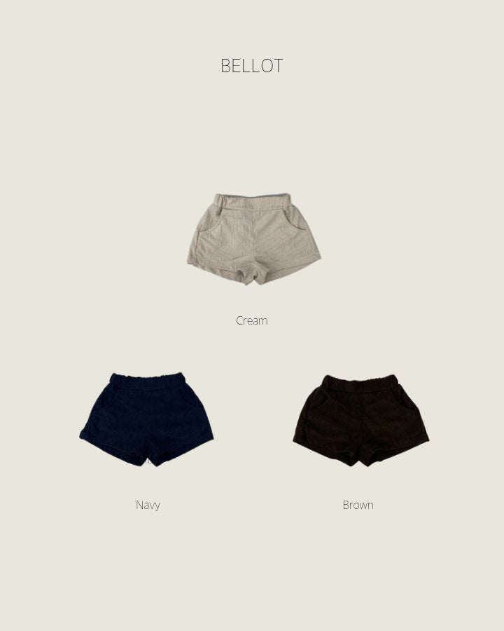 ［BELLOT］Foret corduroy short pants