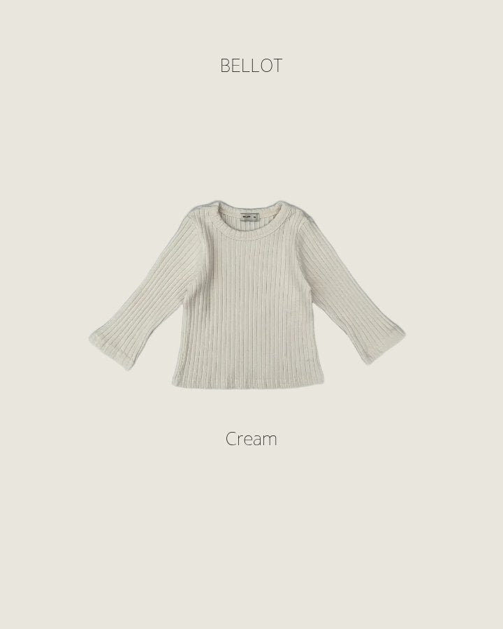 ［BELLOT］Wave rib tee