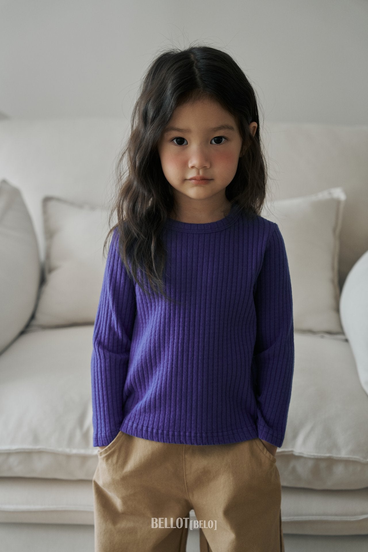 ［BELLOT］Wave rib tee