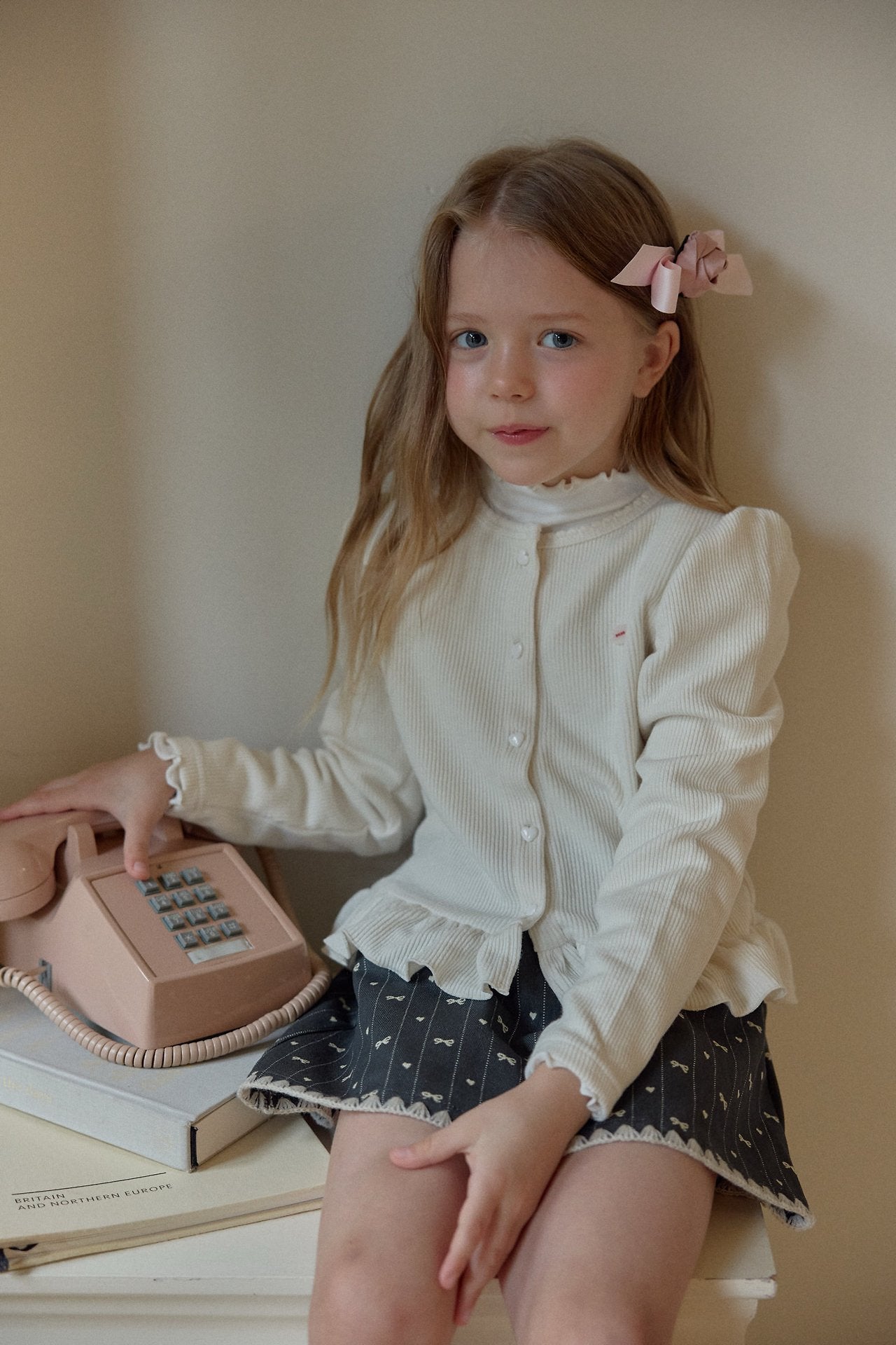 ［berry berry］Puff frill cardigan