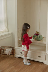 ［berry berry］Puff frill cardigan