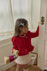 ［berry berry］Puff frill cardigan