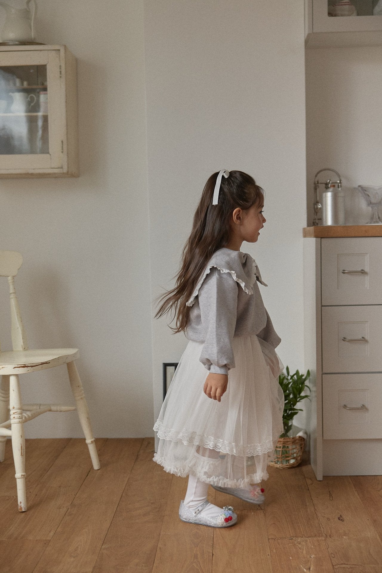 ［berry berry］Long shasha skirt