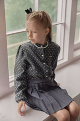 ［berry berry］Dot puff cardigan