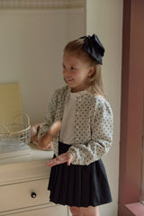 ［berry berry］Dot puff cardigan