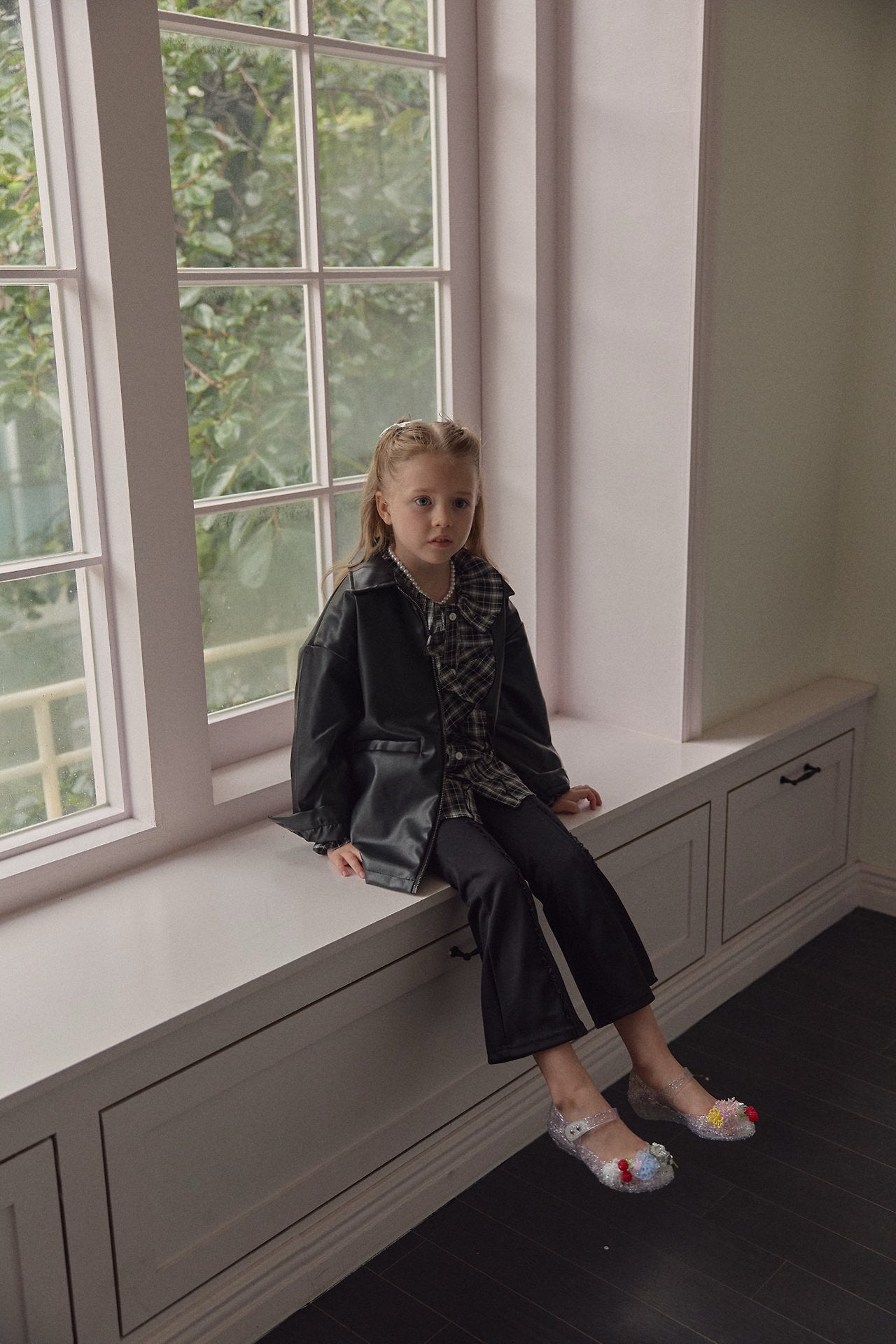 ［berry berry］ Cantabile check blouse