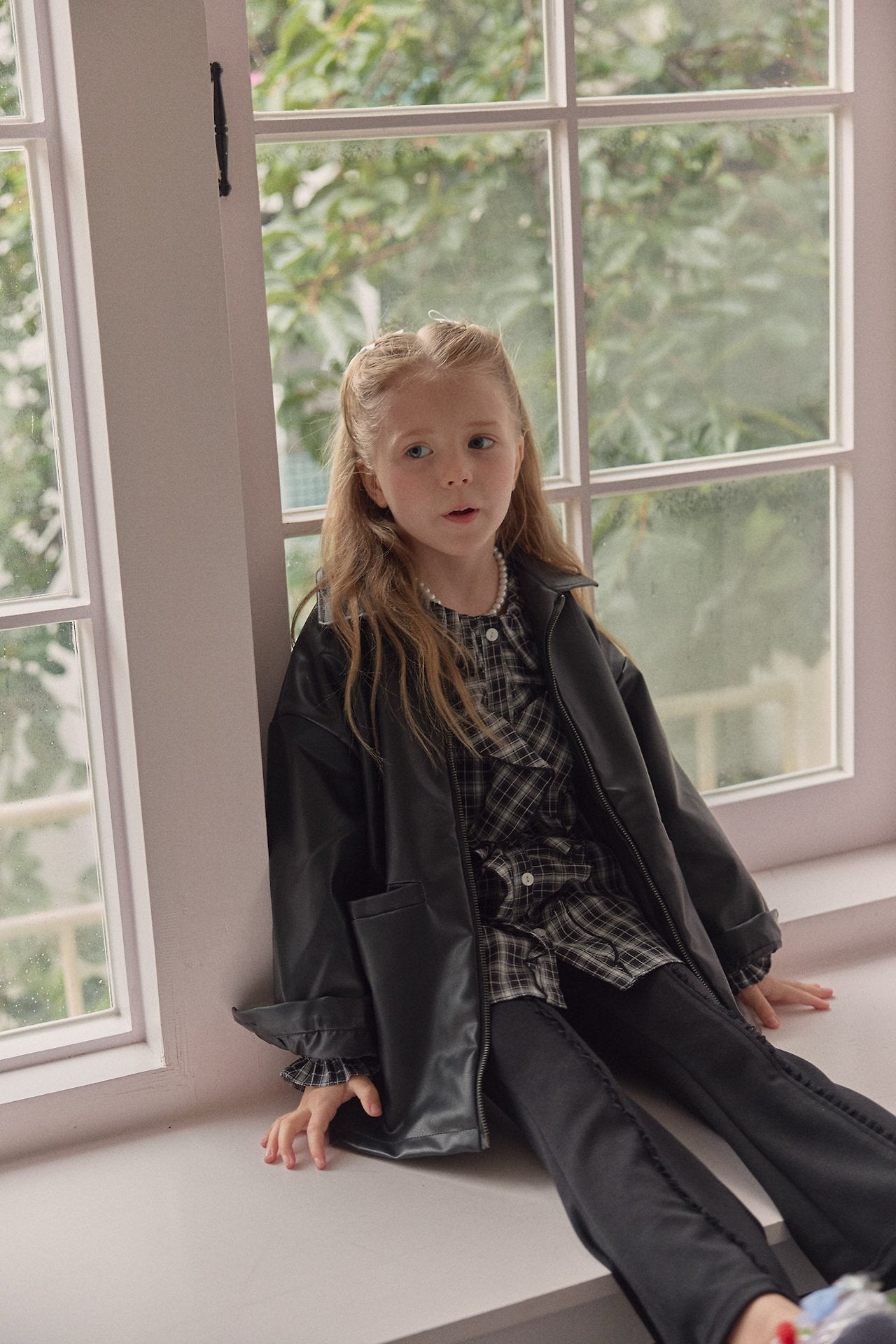 ［berry berry］ Mamon leather jacket