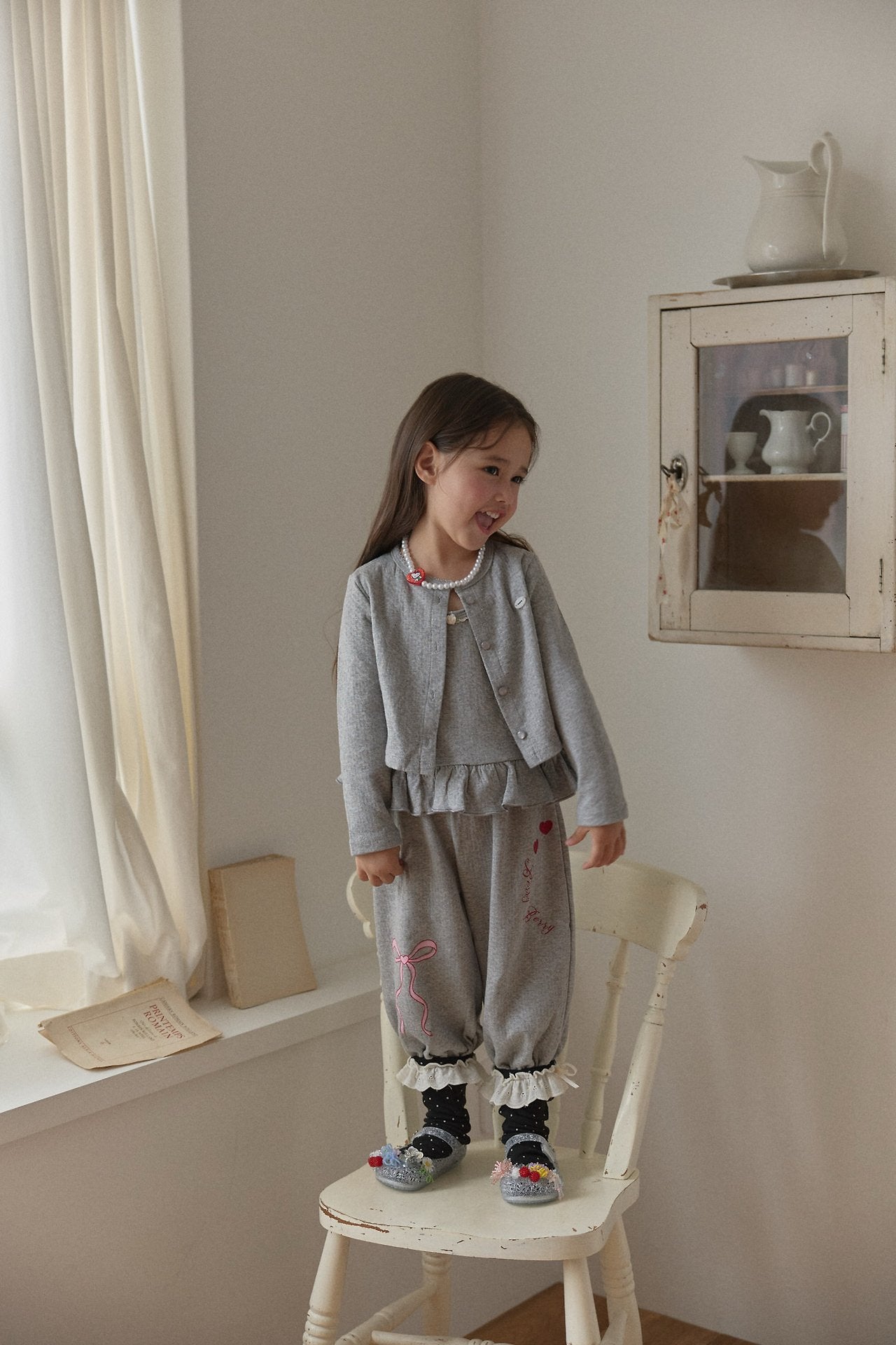 ［berry berry］ Kuku camisole & cardigan set