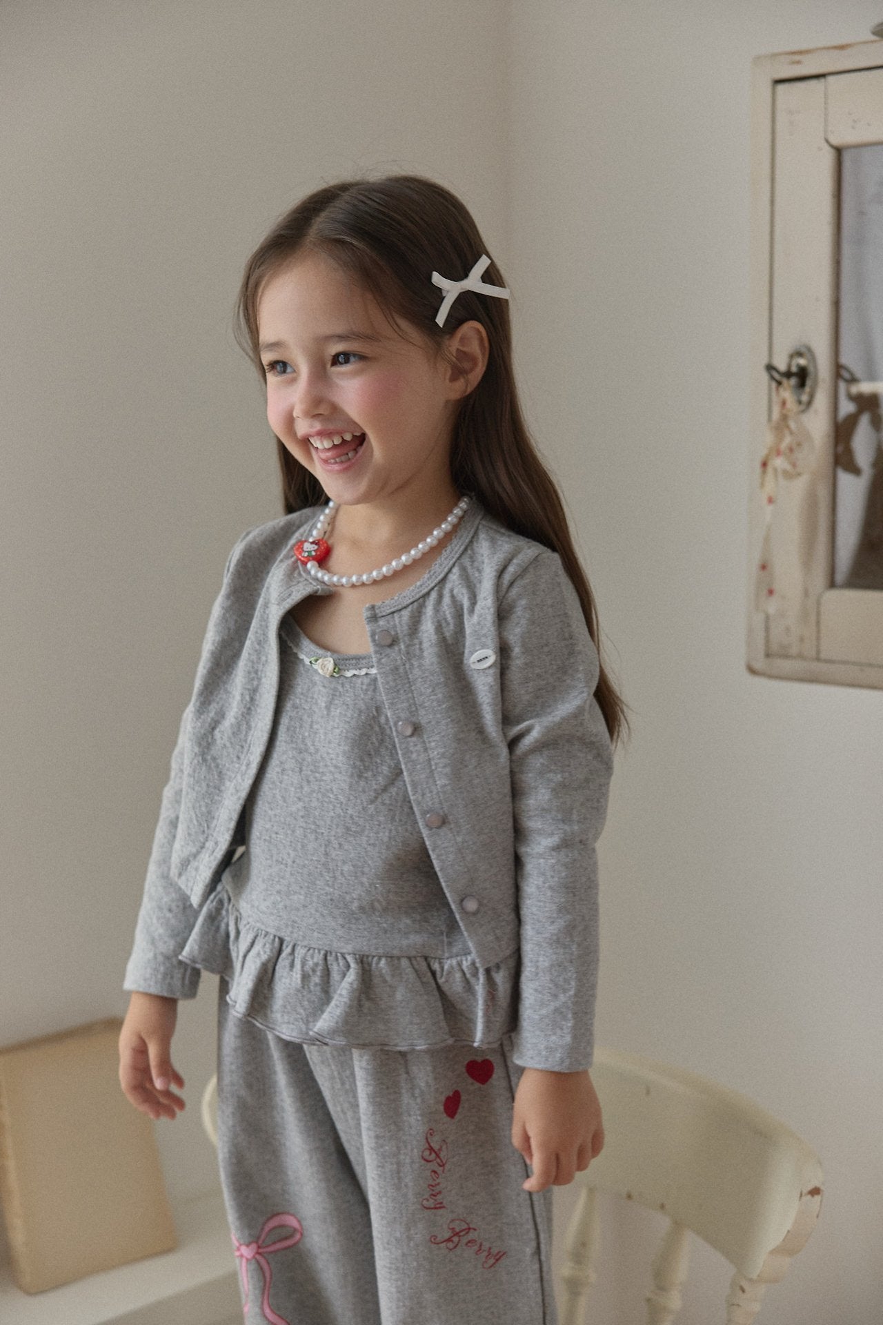［berry berry］ Kuku camisole & cardigan set