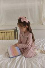［berry berry］ Cottage ribbon jogger pants