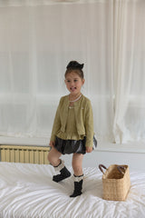 ［berry berry］Leather balloon skirt