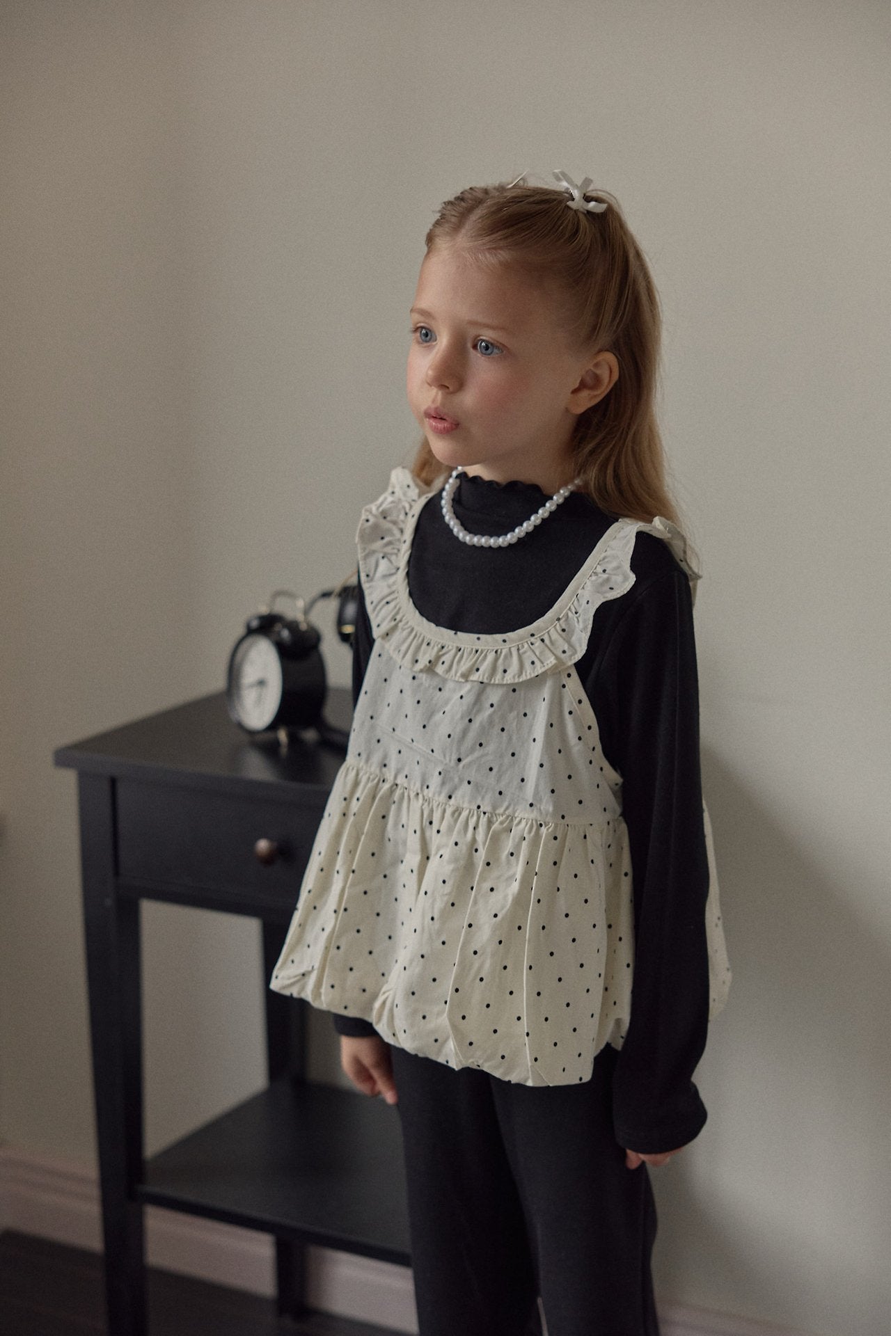 ［berry berry］Susu dot bustier tee