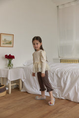 ［berry berry］Frill straight pants