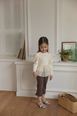 ［berry berry］Frill straight pants