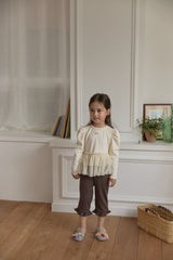 ［berry berry］Frill straight pants