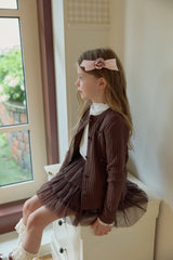 ［berry berry］Cookie ribbon cardigan