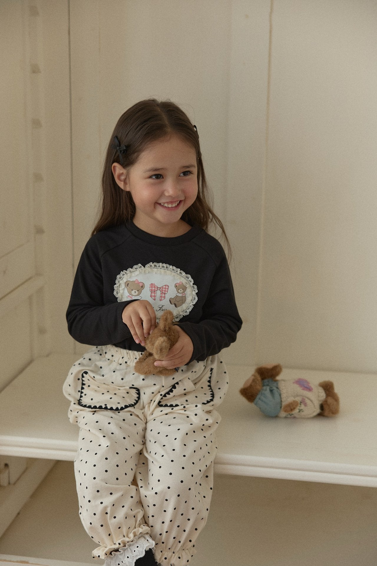 ［berry berry］Teddy bear tee
