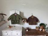［OREN］Breeze check padding jumper (3oz)