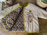 ［OREN］Breeze check padding jumper (3oz)