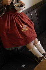 ［OREN］Olive long lace socks