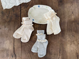 ［OREN］Olive long lace socks