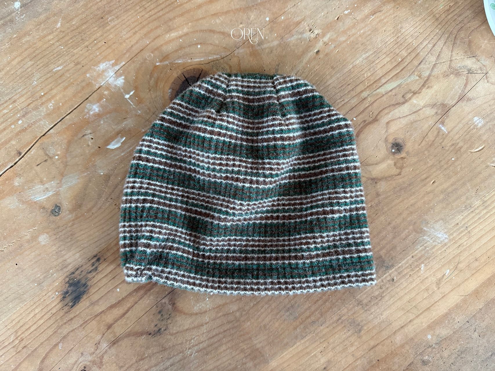 ［OREN］Forest stripe beanie