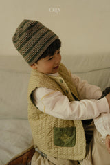 ［OREN］Forest stripe beanie