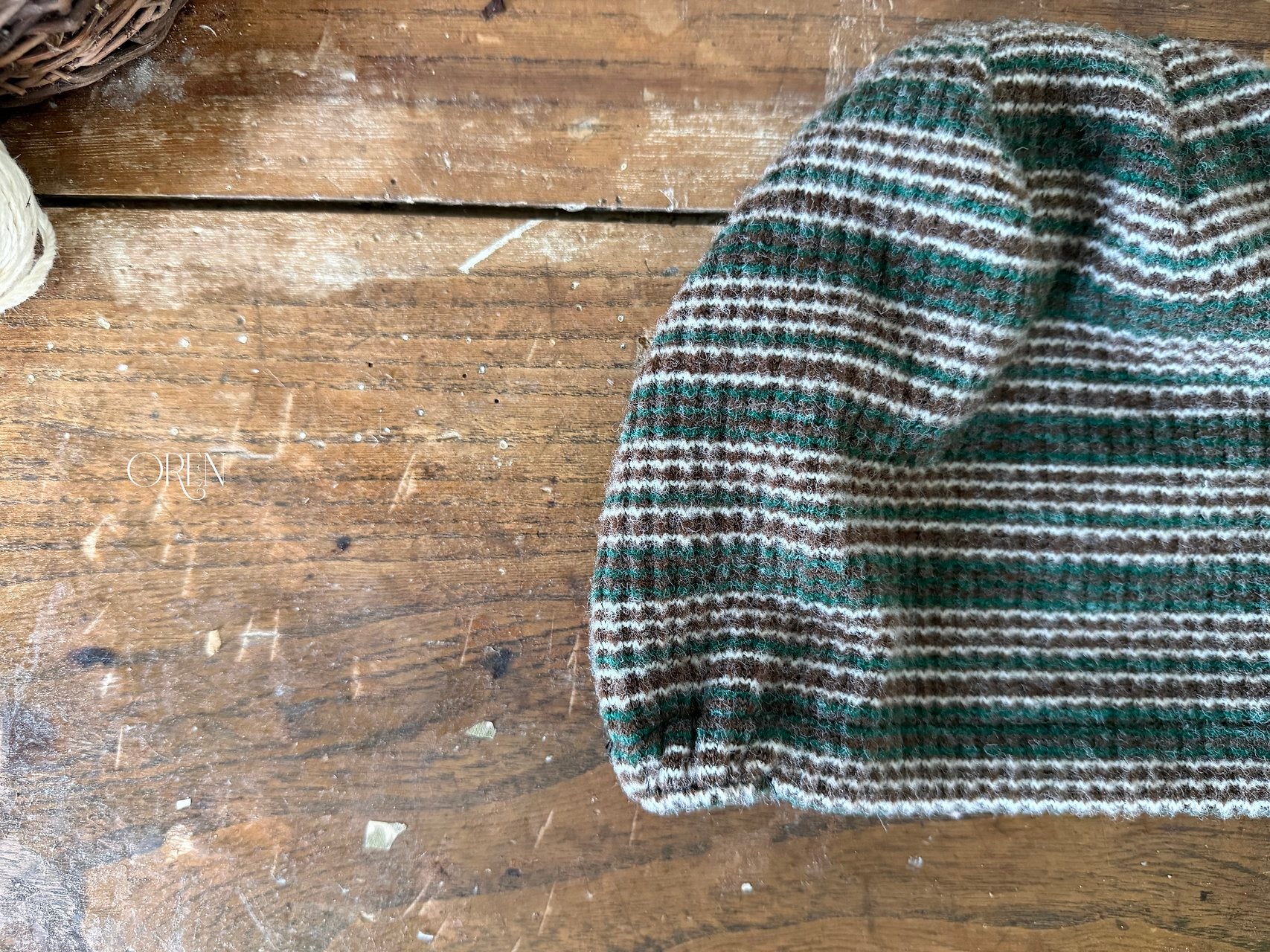 ［OREN］Forest stripe beanie